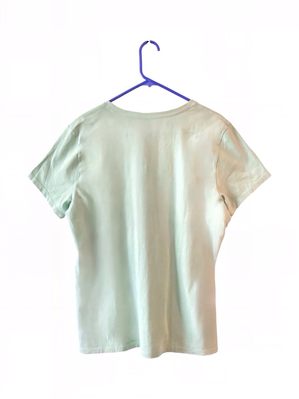 Life Is Good Mint Green V-Neck Tee with Yellow Dog Print NWT - Picture 10 of 12